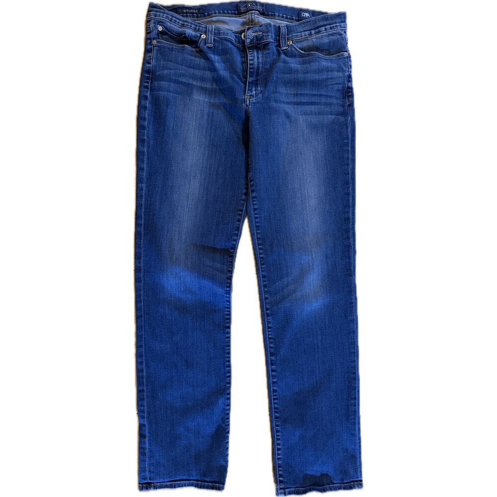 Lucky Brand Jeans Womens Size 14 Blue Sweet Straight Mid‎ Rise